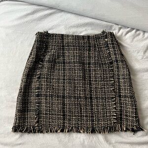 Mini tweed skirt